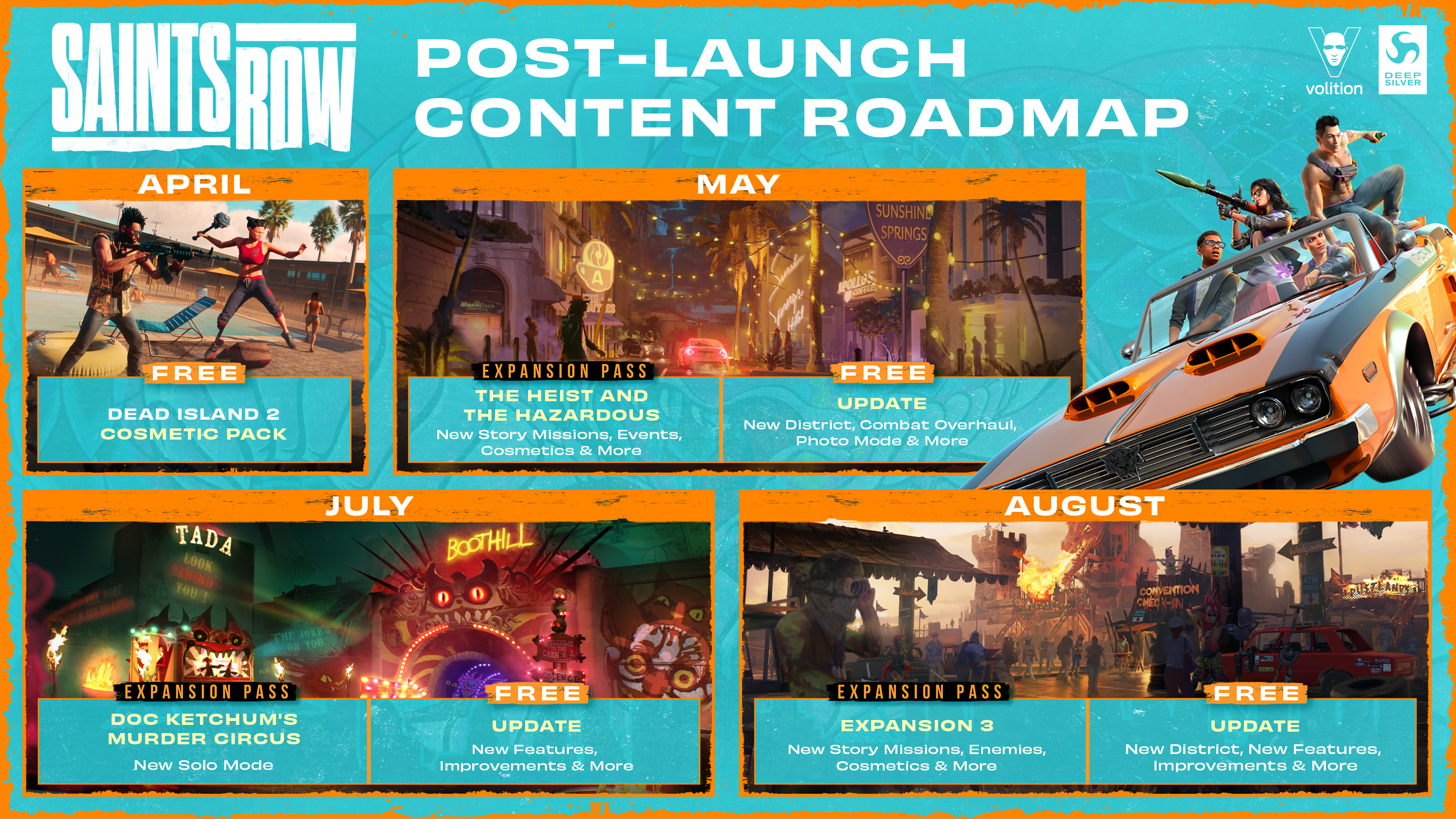 Saints Row 2023 Roadmap